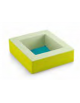 PISCINA SMALL CON TELO DI FONDO (PALLINE ESCLUSE) RIVESTIMENTO ECOPELLE IGNIFUGA 1IM COLORI A SCELTA - cm 120x120x40H