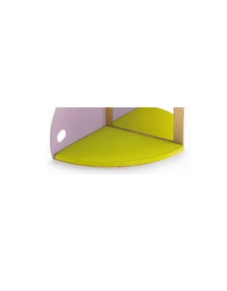 NDICE RELAX DN48121, CON RIVESTIMENTO IN ECOPELLE IGNIFUGA 1IM - COLORI A SCELTA - cm 73x73x5H