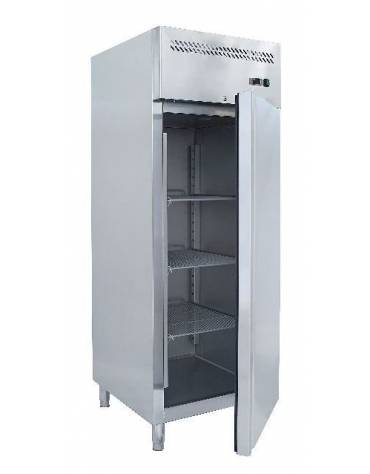 Armadio frigorifero ventilato 1 porta Lt 700 in acciaio inox AISI 430 cm 68x84,5x200h