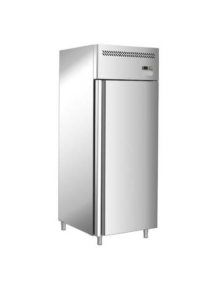 Armadio frigorifero ventilato 1 porta Lt 700 in acciaio inox AISI 430 cm 68x84,5x200h