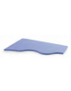 TAPPETO MORBIDO SOFT SAGOMATO MAXIONDA CON RIVESTIMENTO IN ECOPELLE IGNIFUGA 1IM - COLORI A SCELTA - cm 180x120x5H