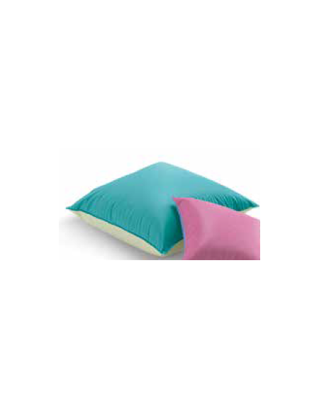 CUSCINO SOFFICE CON RIVESTIMENTO IN ECOPELLE IGNIFUGA 1IM - COLORI A SCELTA - cm 50x50