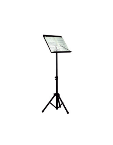 LEGGIO MUSICALE REGOLABILE CHIUDIBILE CON CUSTODIA IN METALLO VERNICIATO - cm 52x8x6 H da 45 a 125 cm