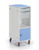 GUARDAROBA MOBILE PERSONALE IN LEGNO CON ANTA COLORI A SCELTA E SERRATURA A CHIAVE - cm 36x50x105H