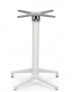 Base in polipropilene con fibra di vetro, colonna in alluminio, accatastabile - COLORE BIANCO - cm H 73,80