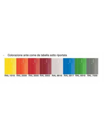 ARMADIO CASELLARIO 20 POSTI cm. 120 x 50 x 180 h.