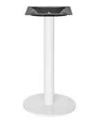 Base con struttura acciaio verniciato COLORE BIANCO piedini regolabili - per piano tondo massimo diametro cm 120 - cm Ø 60x72