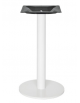 Base con struttura acciaio verniciato COLORE BIANCO piedini regolabili - per piano tondo massimo diametro cm 100 - cm Ø 60x72