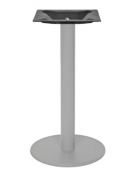 Base con struttura acciaio verniciato COLORE GRIGIO piedini regolabili - per piano tondo massimo diametro cm 120 - cm Ø 60x72