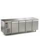 Tavolo fermalievitazione 4 Sportelli -5° +40°C con controllo umidità 55 ÷ 95% - Piano senza alzatina - cm 251,2x75x85h
