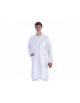 CAMICE LAVORO BIANCO PER UOMO - In cotone e poliestere - taglia XL ( 54-56 ) - Dispositivo medico Classe: I
