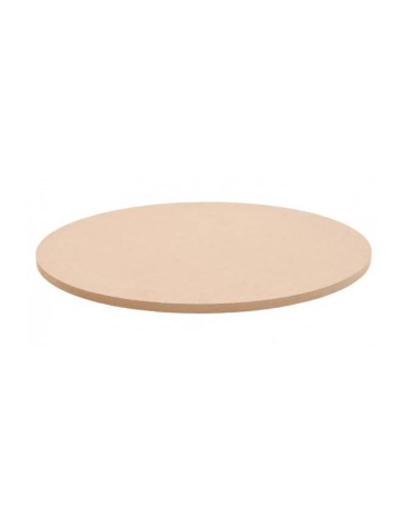 Piano rotondo in stratificato HPL extra, colori a scelta, spessore mm 12 - cm Ø 90