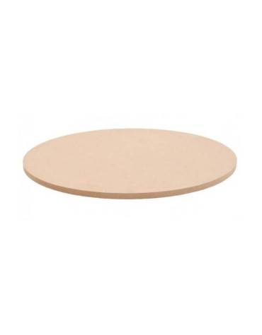 Piano rotondo in stratificato HPL standard colori a scelta, spessore mm 12 - cm Ø 120