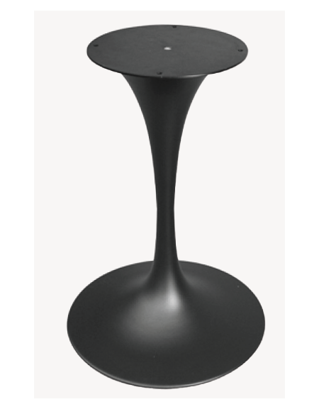 Base per tavolo con struttura in metallo verniciato COLORE NERO - per tavolo rotondo massimo diametro cm 120 - cm Ø60x71h