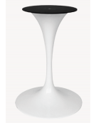 Base per tavolo con struttura in metallo verniciato COLORE BIANCO - per tavolo rotondo massimo diametro cm 120 - cm Ø60x71h