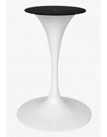 Base per tavolo con struttura in metallo verniciato COLORE BIANCO - per tavolo rotondo massimo diametro cm 120 - cm Ø60x71h