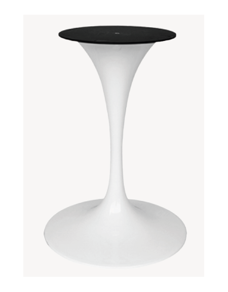 Base per tavolo con struttura in metallo verniciato COLORE BIANCO - per tavolo rotondo massimo diametro cm 120 - cm Ø60x71h