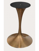 Base per tavolo con struttura acciaio inox COLORE BRONZO - per piano rotondo diametro max cm 100 - cm Ø51x71h