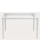Base con 4 gambe, struttura in alluminio verniciato colore a scelta - per tavolo quadrato - cm 80x80x72,5h