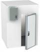 Cella frigorifera,motore interno incluso accavallato e pavimento inox 0 +8°C - cm 134x114x214h - Spessore pannelli mm 70