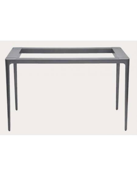 Base struttura in alluminio verniciato colore a scelta - per tavolo quadrato - cm 80x80x72,5h