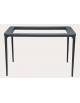 Base con 4 gambe, struttura in alluminio verniciato colore a scelta - per tavolo quadrato - cm 80x80x72,5h