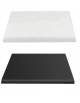 Piano per tavolo rettangolare in werzalit per esterno e interno cm 120x80 - Colori a scelta