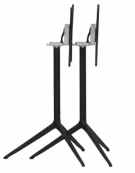 Base per tavolo con struttura in alluminio verniciato accatastabile con accessorio pieghevole - cm h73