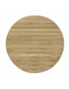 Piano rotondo in TEAK - cm Ø 70
