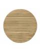 Piano rotondo in TEAK - cm Ø 80
