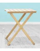 Tavolo pieghevole in legno di faggio - cm 60x80x73,5h