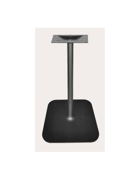 Base con struttura in metallo verniciato COLORE NERO - per tavolo quadrato - cm 40x40x72h