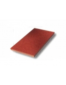 Mattonella per pavimentazione antitrauma per parchi gioco cm. 50x100 spessore mm. 50 - Altezza di caduta cm 170 - Colore rosso