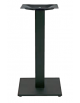 Base con palo centrale, struttura in alluminio COLORE NERO cm 40x40x73h - Per piano quadrato - Adatta per esterno