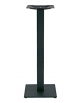 Base alta con palo centrale, struttura in alluminio COLORE NERO cm 40x40x108h, piedini regolabili - per piano quadrato