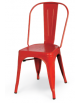 SEDIA con struttura in metallo verniciato colori a scelta - cm 36x36x85h