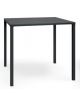 Tavolo quadrato con struttura in metallo verniciato - colore a scelta - cm 80x80x74h