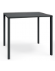 Tavolo quadrato con struttura in metallo verniciato - colore a scelta - cm 70x70x74h