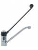 Miscelatore lavello professionale con leva cm. 32 in plastica e canna lunghezza cm 22