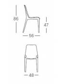 SEDIA ADULTI SOVRAPP.IN FAGGIO MASSELLO,SEDILE IN LAMINATO