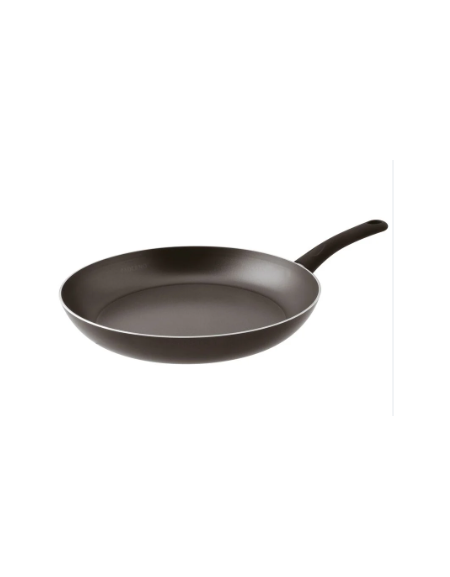 Padella in alluminio antiaderente, manicatura tubolare in plastica - Ø cm 18 - h cm 3,8 Padella in alluminio antiaderente, manicatura tubolare in plastica - Ø cm 18 - h cm 3,8