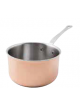 Casseruola alta in multistrato con 1 maniglia in acciaio inox e contromaniglia - Ø cm 24 - altezza cm 14 - Lt 6,3