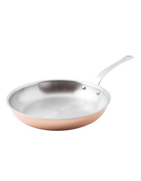 Padella in multistrato con 1 maniglia in acciaio inox - Ø cm 28 - altezza cm 5 - Lt 3,0