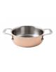 Casseruola bassa in multistrato con 2 maniglie in acciaio inox - Ø cm 24 - altezza cm 8 - Lt 3,6