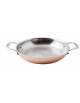 Tegame in multistrato con 2 maniglie in acciaio inox - Ø cm 32 - altezza cm 6 - Lt  4,8