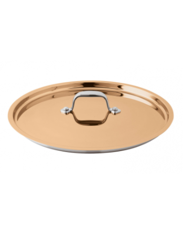 Coperchio in multistrato, maniglia in acciaio inox - per pentole e casseruole - Ø cm 24
