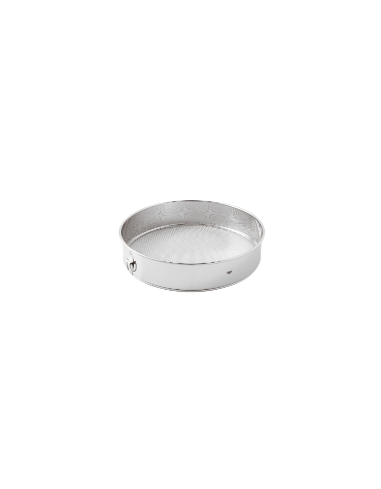 Setaccio Per Farina Vollum In Acciaio Inox – Maglia Fine 0,3 Mm (50 Mesh) – Diametro 20,3 Cm – Professionale E Impilabile