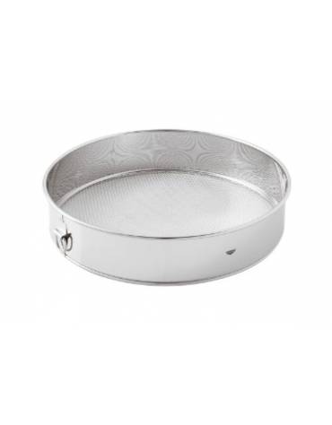 Weis 12820 Setaccio Per Farina In Acciaio Inox - Diametro 20 Cm, Altezza 5,5 Cm, Maglia Fine 0,64 Mm - Professionale Per Cucina