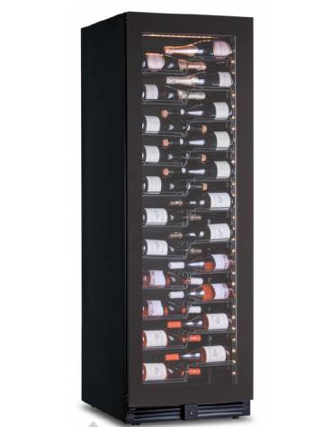 Vetrina per vini ventilata N°1 Zona di temperatura +2° +20°C - Capacità 128 bottiglie - cm 59,5x70x180,4h