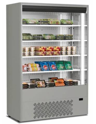 Espositore murale INOX refrigerato da cm. 68,5-PER CARNE